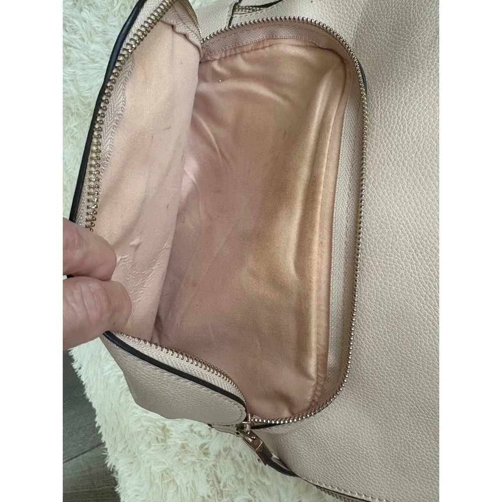 ALDO Backpack‎ Purse Women's Pink Leather Gold Hardware Travel Bag
